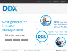 Tablet Screenshot of ddxdental.com